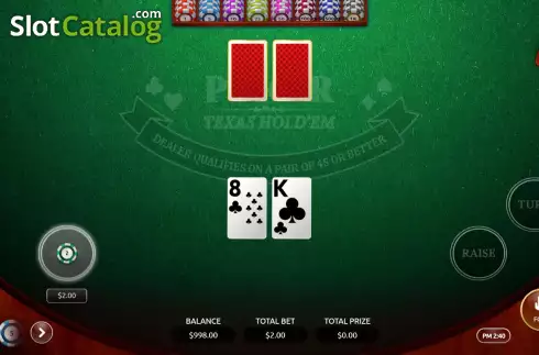 Скрин2. Poker Texas Hold'em слот