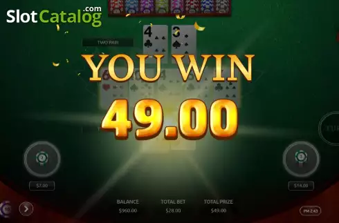 Скрин3. Poker Texas Hold'em слот