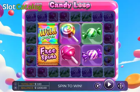 Скрин2. Candy Loop слот