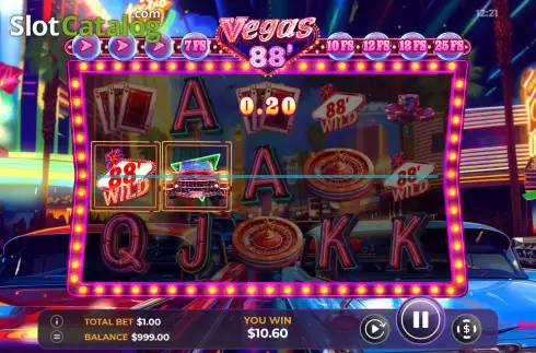 Скрин3. Vegas 88 слот