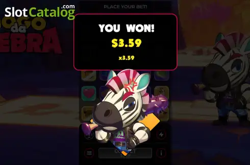 Скрин3. Jogo da Zebra слот