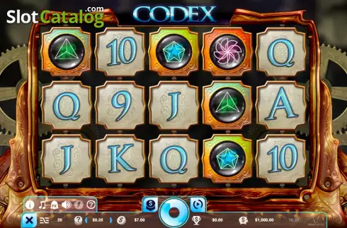 Скрин2. Codex слот