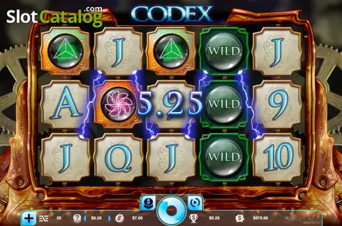 Скрин3. Codex слот