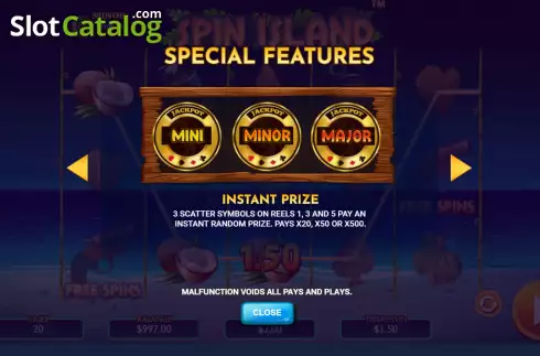 Скрин9. Spin Island слот
