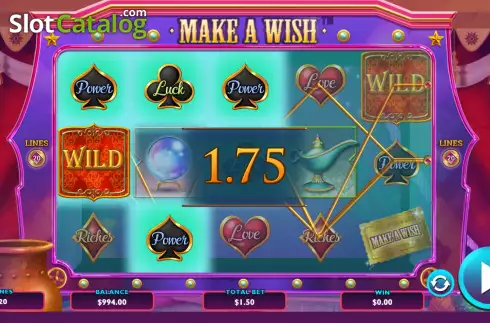 Скрин3. Make a Wish слот