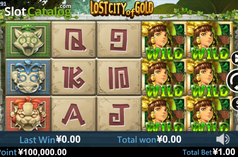 Скрин2. Lost City of Gold (Virtual Tech) слот