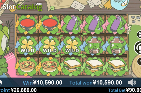 Скрин6. Travel Frog слот
