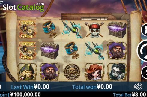 Скрин2. Pirates (Virtual Tech) слот