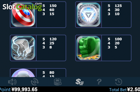 Скрин8. Marvel Tsum Tsum слот