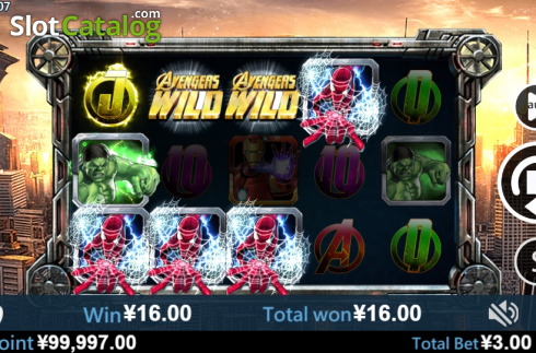 Скрин3. Infinity War слот