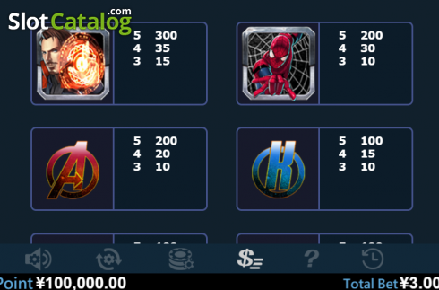 Скрин8. Infinity War слот