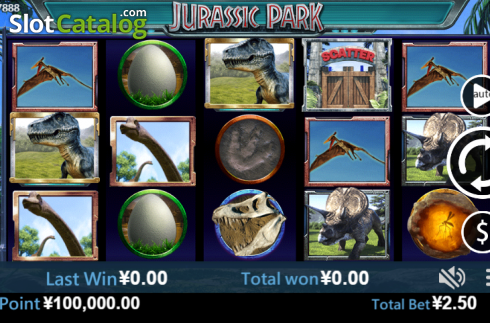 Скрин2. Jurassic Park (Virtual Tech) слот