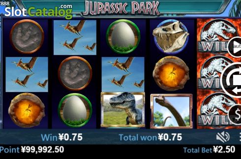 Скрин3. Jurassic Park (Virtual Tech) слот