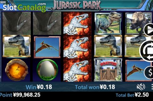 Скрин4. Jurassic Park (Virtual Tech) слот