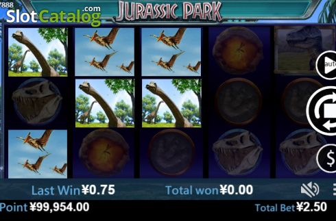 Скрин5. Jurassic Park (Virtual Tech) слот