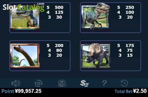 Скрин7. Jurassic Park (Virtual Tech) слот