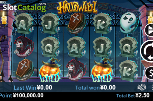 Скрин2. Halloween (Virtual Tech) слот