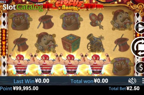 Скрин3. Amazing Circus (Virtual Tech) слот