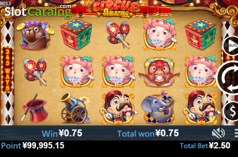 Скрин5. Amazing Circus (Virtual Tech) слот