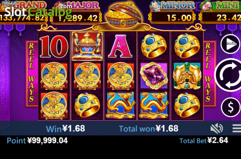 Скрин3. Diamond Eternity (Virtual Tech) слот