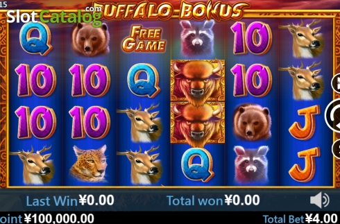 Скрин2. Buffalo Bonus слот