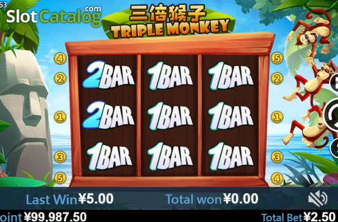 Скрин3. Triple Monkey (Virtual Tech) слот
