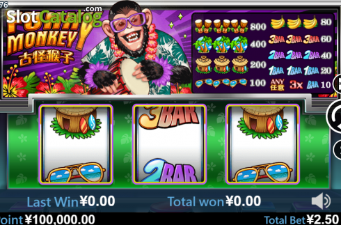 Скрин2. Funky Monkey (Virtual Tech) слот