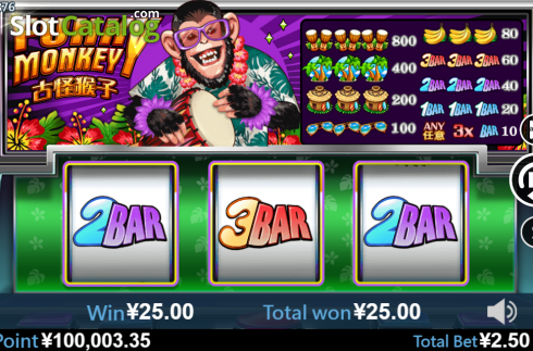 Скрин4. Funky Monkey (Virtual Tech) слот