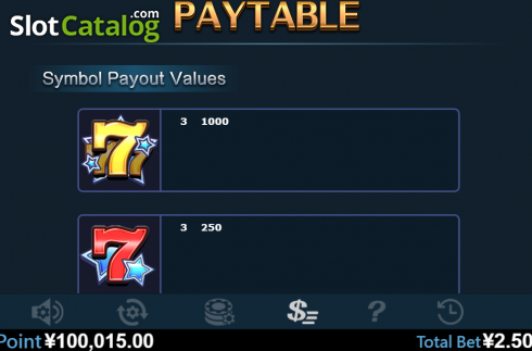 Скрин6. 777 (Virtual Tech) слот
