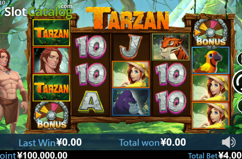 Скрин2. Tarzan (Virtual Tech) слот