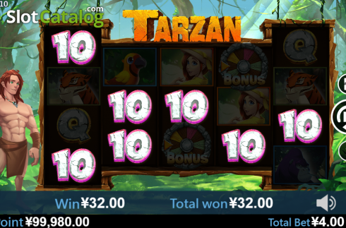 Скрин3. Tarzan (Virtual Tech) слот