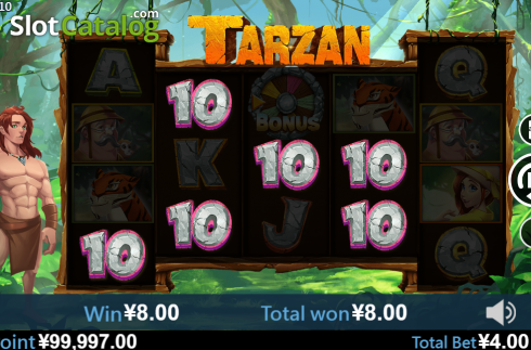 Скрин5. Tarzan (Virtual Tech) слот