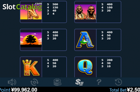 Скрин7. 50 Lions слот