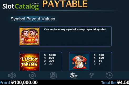 Скрин6. Lucky Twins (Virtual Tech) слот