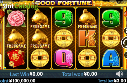 Скрин2. Good Fortune (Virtual Tech) слот