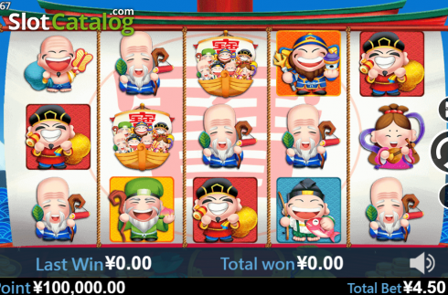 Скрин2. Seven Lucky God слот