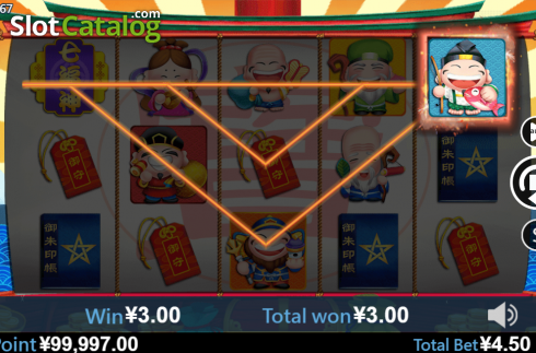 Скрин5. Seven Lucky God слот