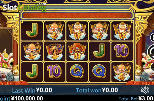 Скрин2. Lion dance (Virtual Tech) слот