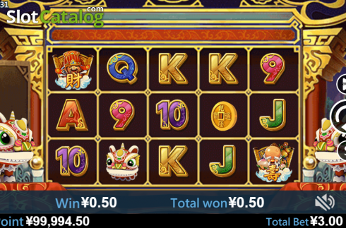 Скрин3. Lion dance (Virtual Tech) слот
