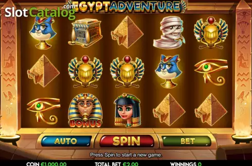Скрин2. Egypt Adventure слот