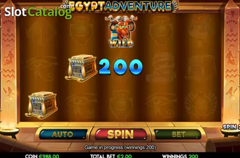 Скрин4. Egypt Adventure слот