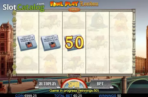 Скрин4. Fowl Play London слот