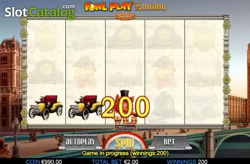 Скрин5. Fowl Play London слот