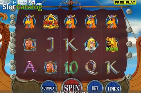Скрин2. Vikings Fortune слот