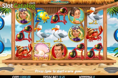 Скрин2. Beach Treasure слот