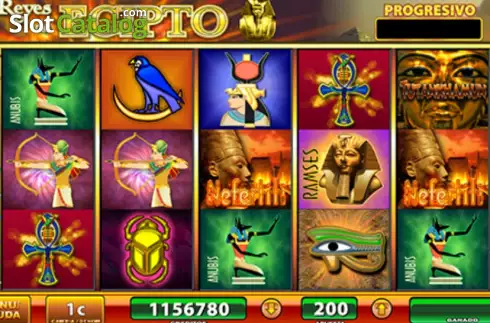 Скрин2. Reyes de Egipto слот