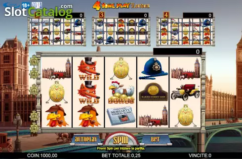 Скрин2. 4 Fowl Play London слот