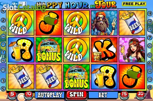 Скрин2. Happy Hour on Tour слот