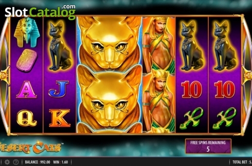 Скрин5. Desert Cats слот