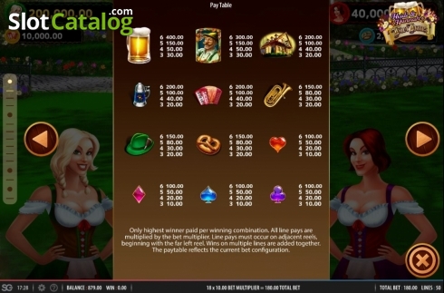 Скрин5. Heidi and Hannah's Bier Haus слот